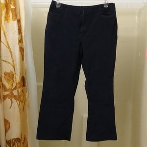 Black Pants. St. Johns Bay Stretch 16WP